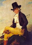 Jacques-Louis  David Monsieur Seriziat painting